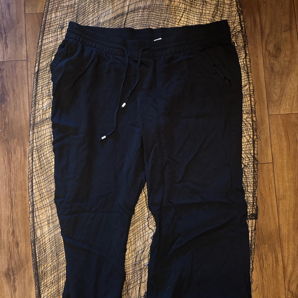 Old Navy Black Wide Leg Pants size L